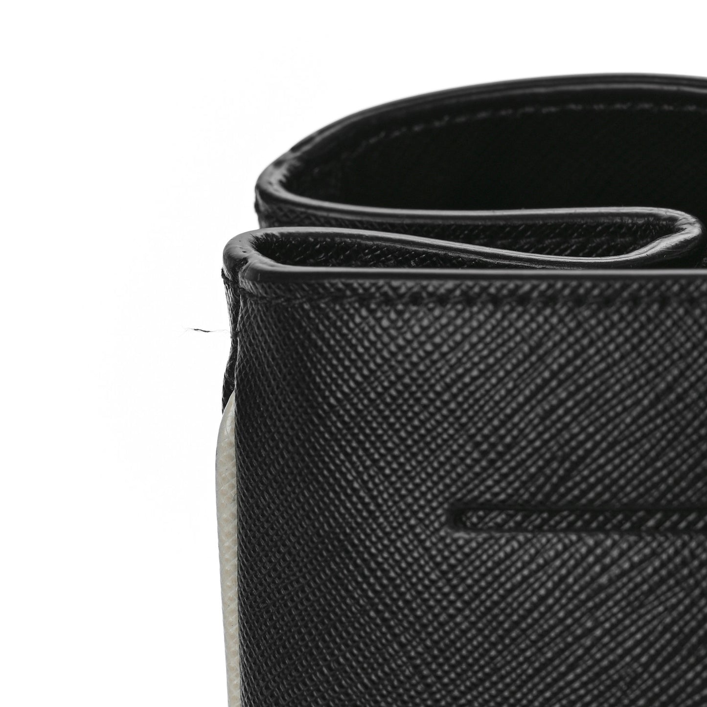 Saffiano Lux Large Tote Black Talco