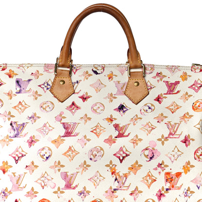 Louis Vuitton Watercolor Aquarelle Speedy 35 White 6 of 25