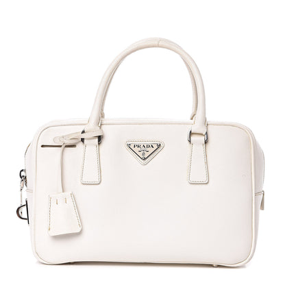 Prada Saffiano Lux Small Tote Bianco 1 of 18