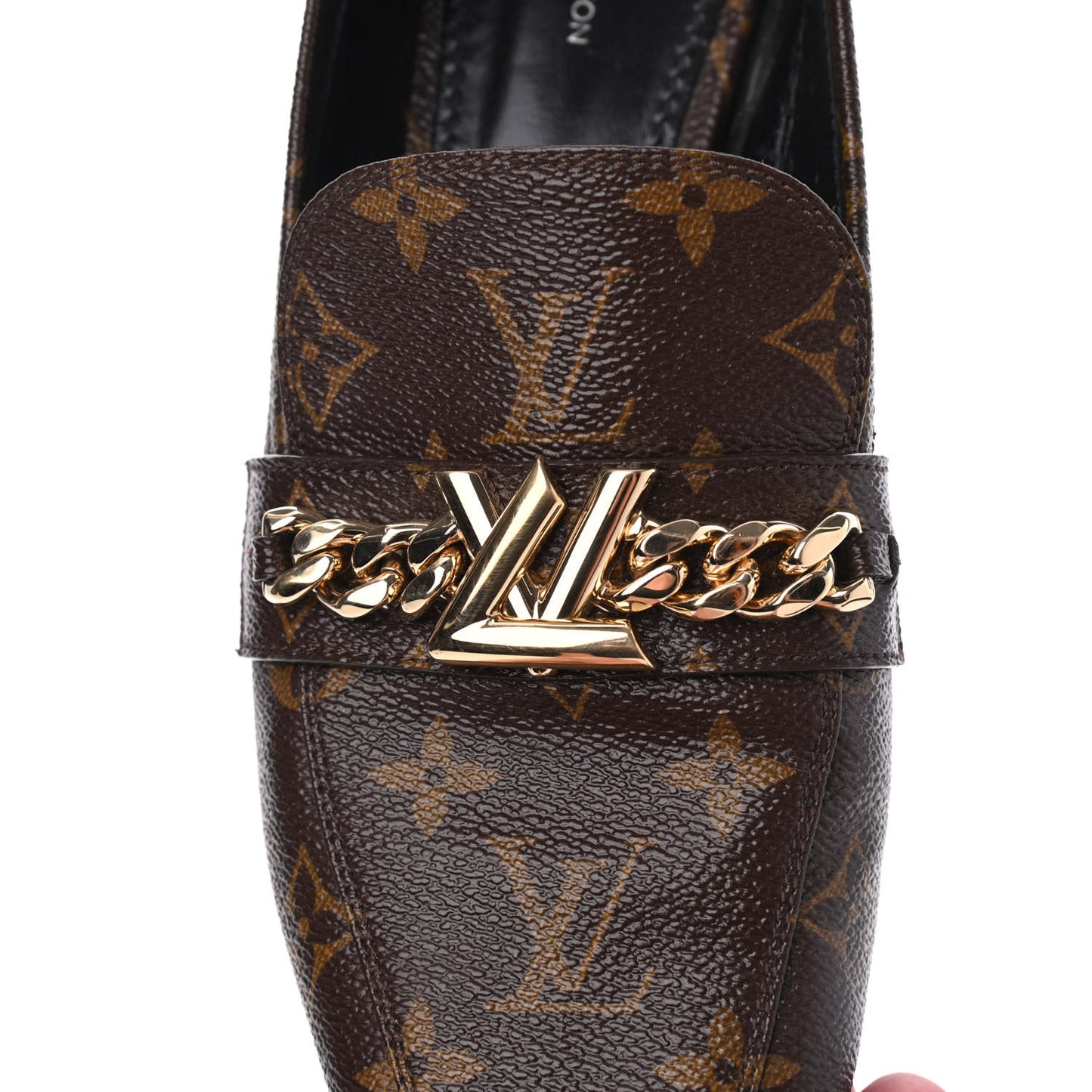 Monogram Upper Case Flat Loafer 40