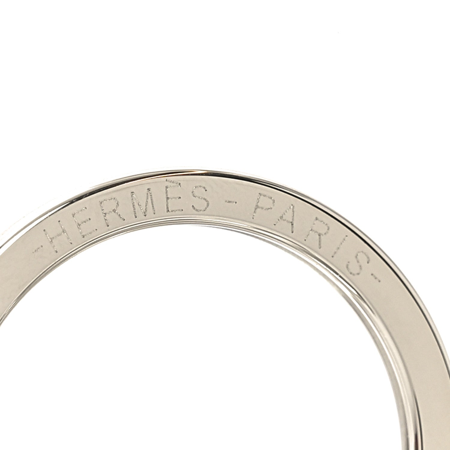 Hermes Stainless Steel Fer a Cheval Key Ring 3 of 5
