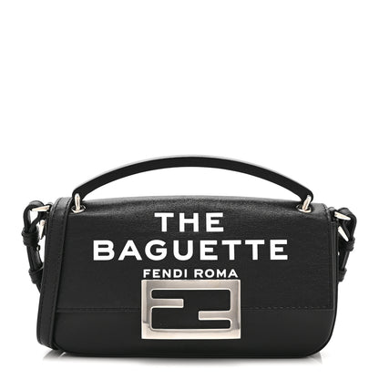 Fendi X MARC JACOBS Nappa Logo Phone Baguette Black 1 of 11