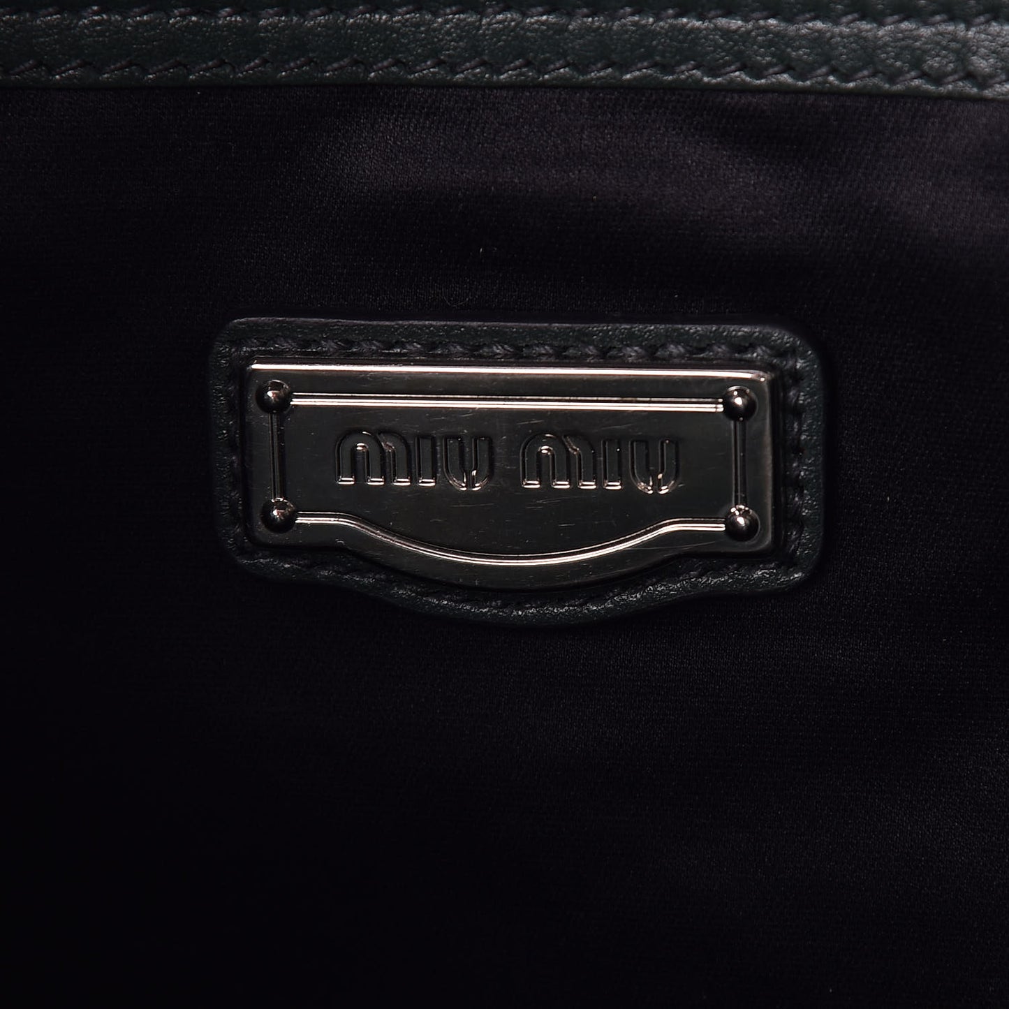 Vitello Soft Calfskin Shopping Tote Dark Green