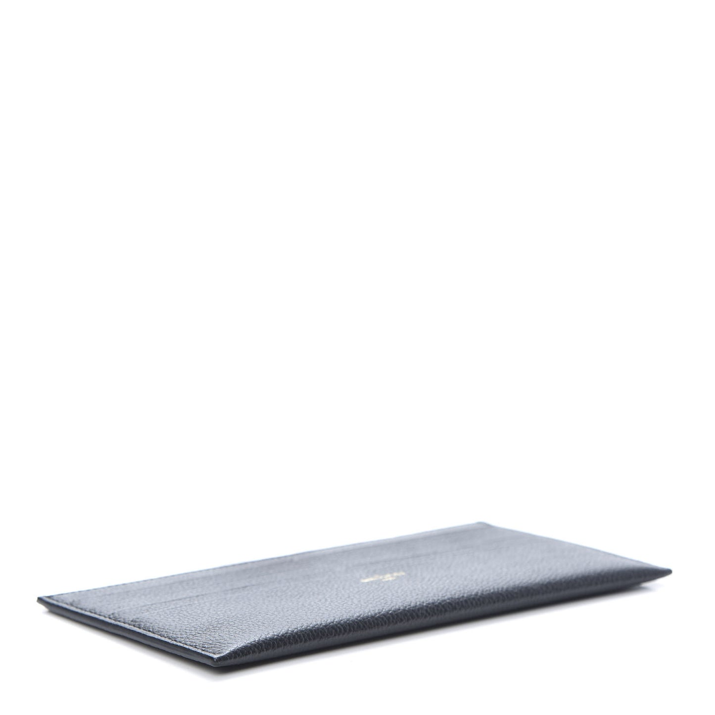 Calfskin Felicie Chain Wallet Card Holder Insert Black