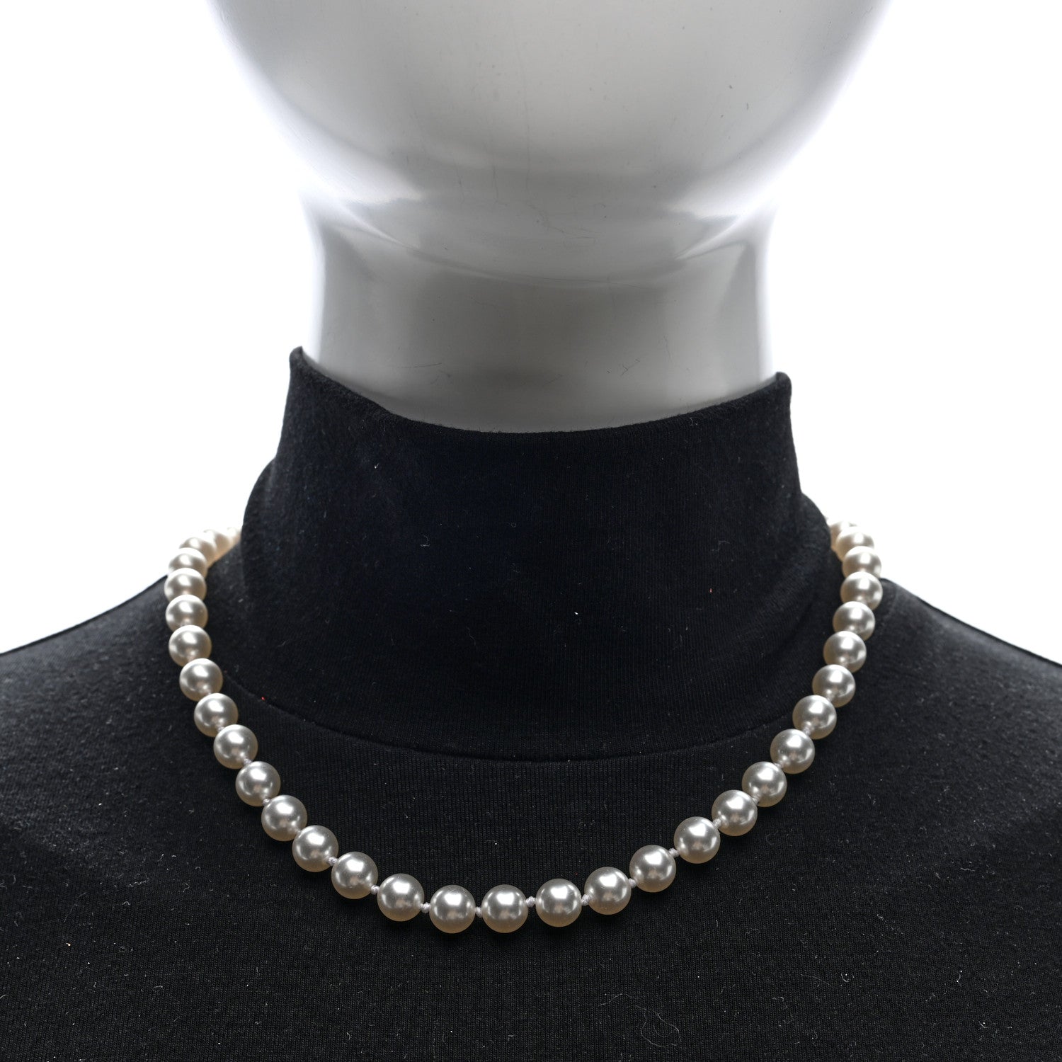 Chanel Pearl Rein CC Choker Necklace 2 of 4