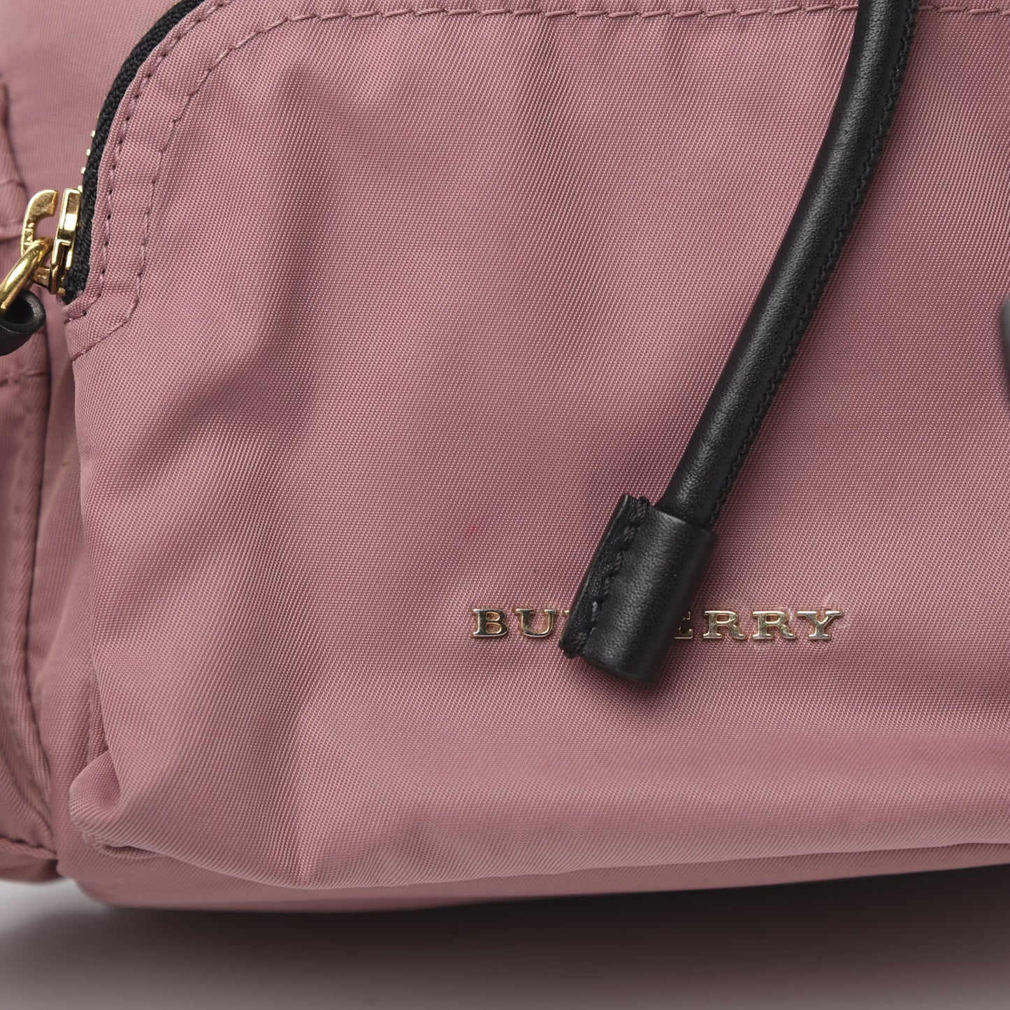 Nylon Small Rucksack Backpack Mauve Pink