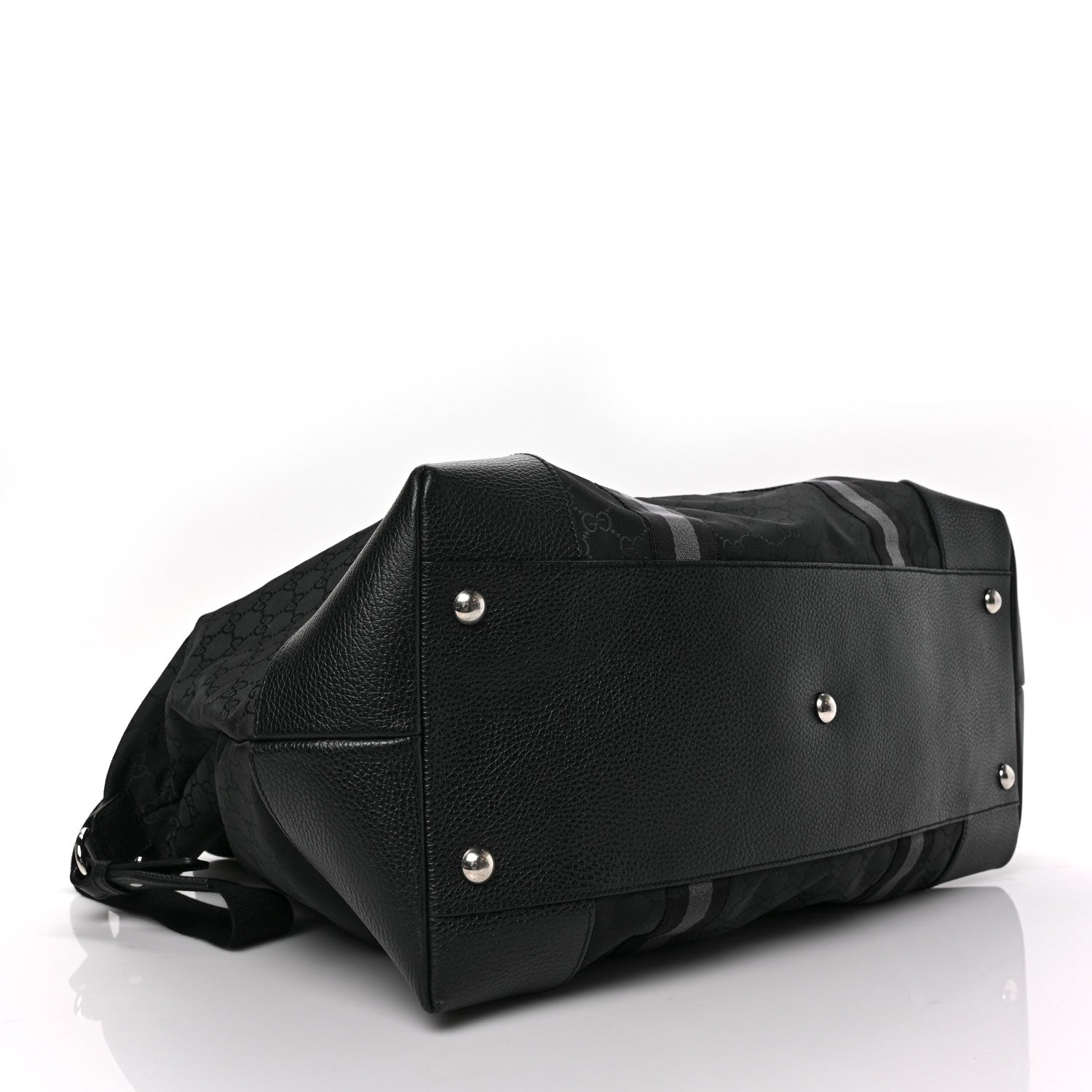 Gucci Nylon Monogram XL Duffle Bag Black 4 of 9