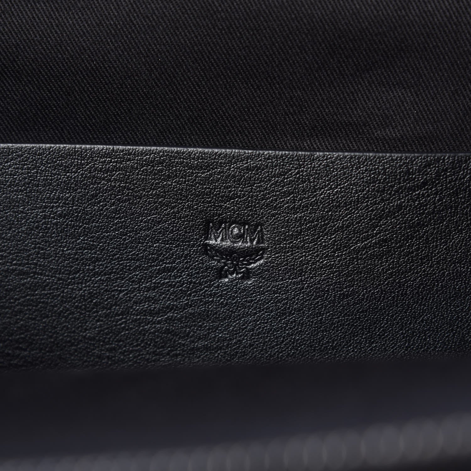 MCM Calfskin Ottomar Monogram Duke Backpack Black 13 of 13