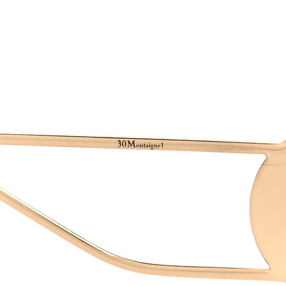 Christian Dior CHRISTIAN DIOR Rectangular 30 Montaigne 1 Sunglasses Black Gold 5 of 8