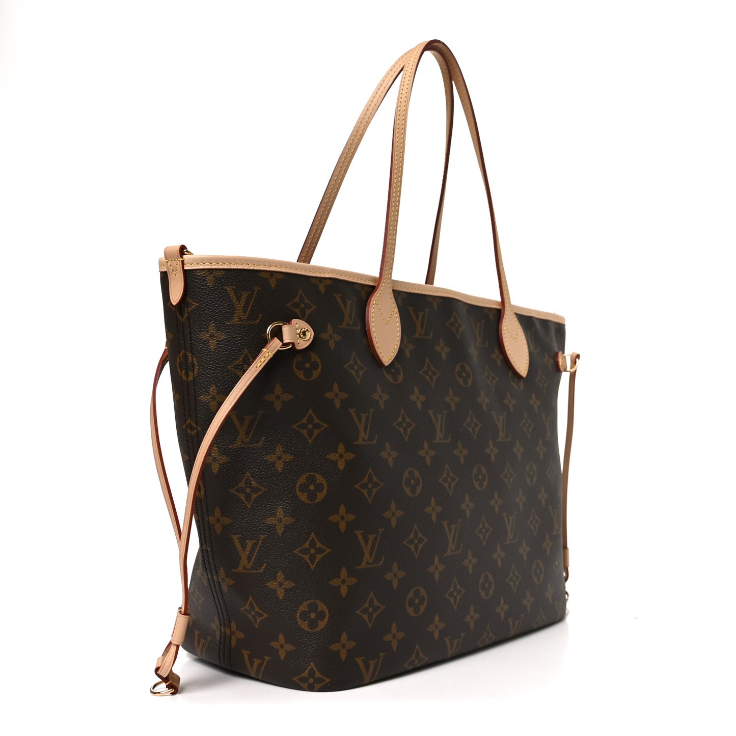 Monogram Inside Out Neverfull Bandouliere MM Rose Pondichery