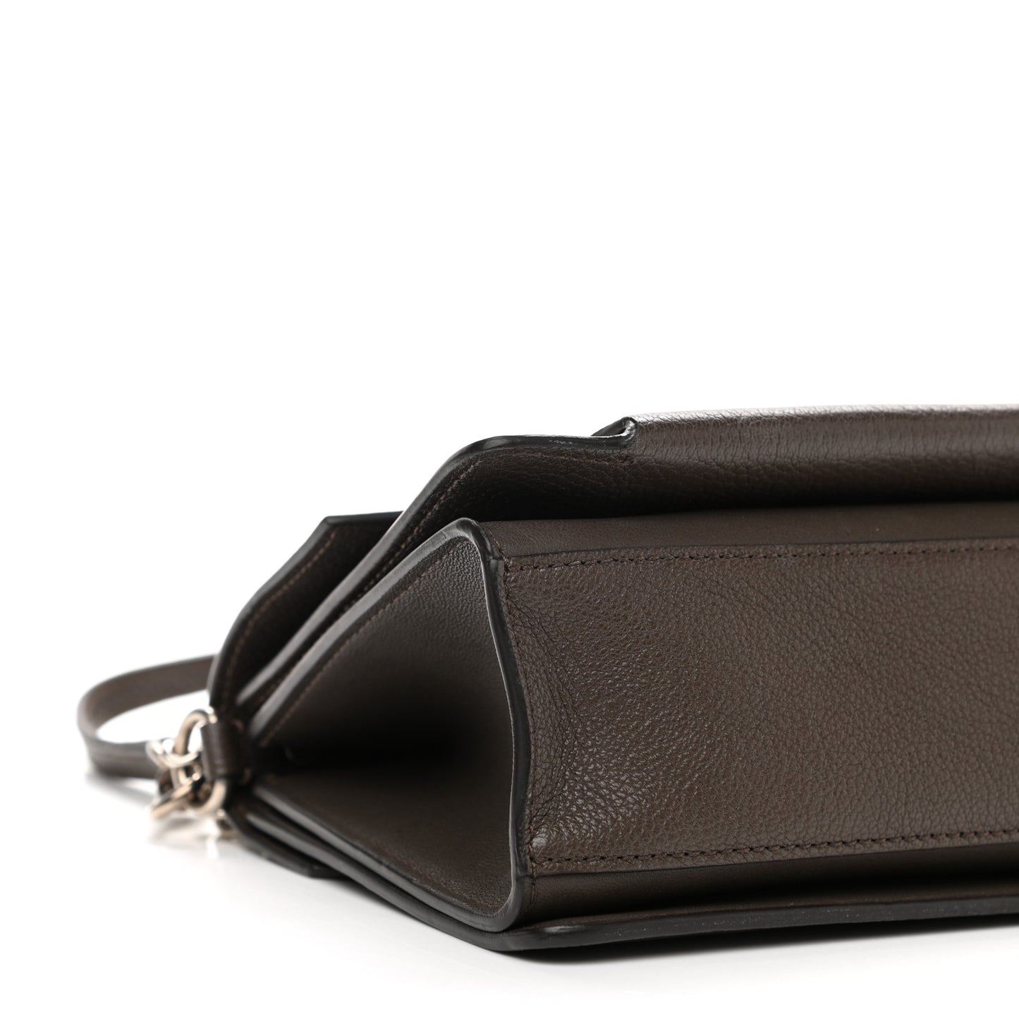 Goatskin Small GV3 Shoulder Bag Heather Grey