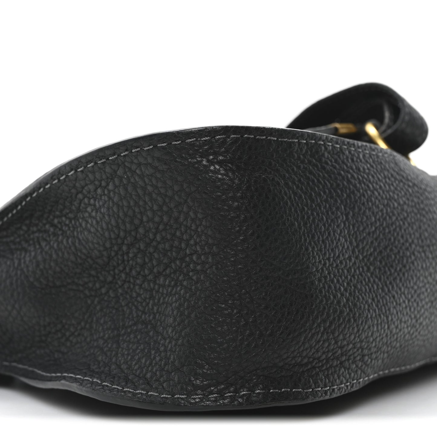 Calfskin Small Marcie Satchel Black