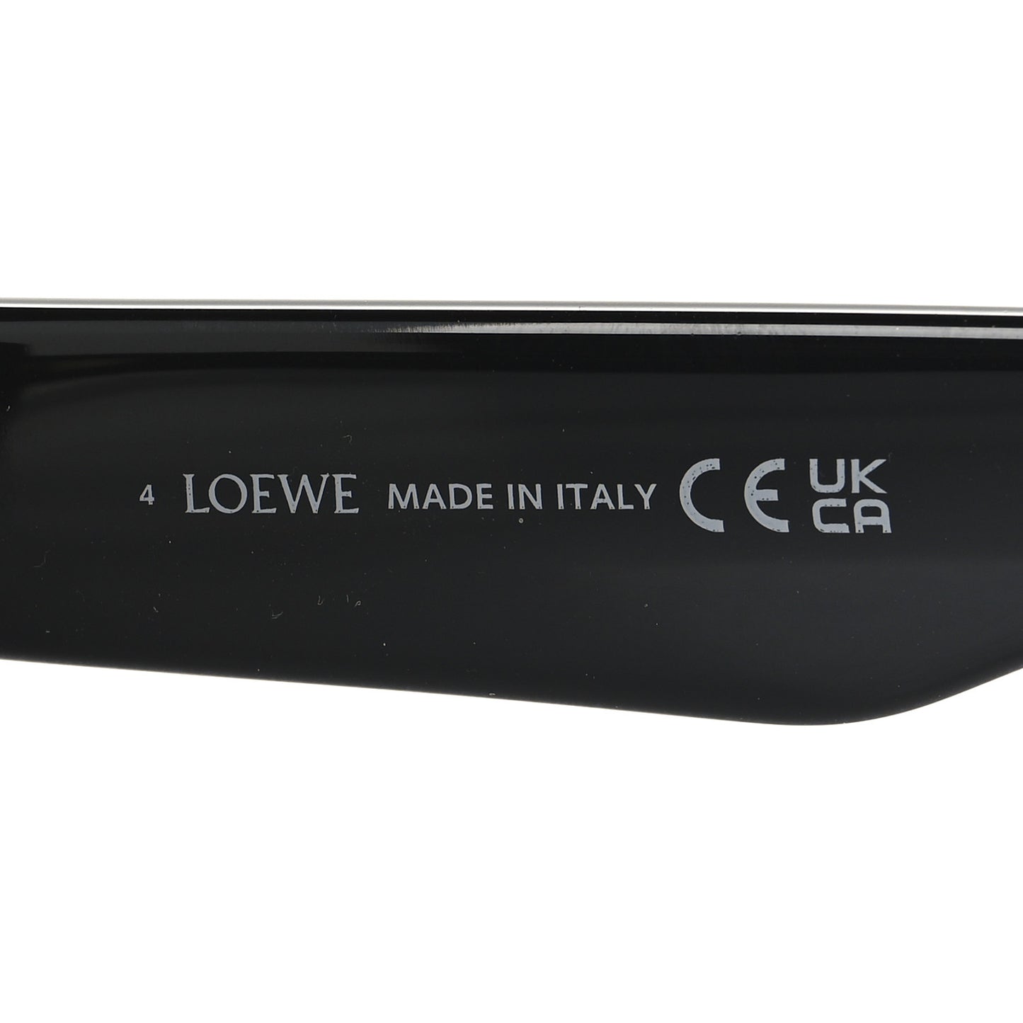 Acetate Anagram Shield Sunglasses LW40104I Black