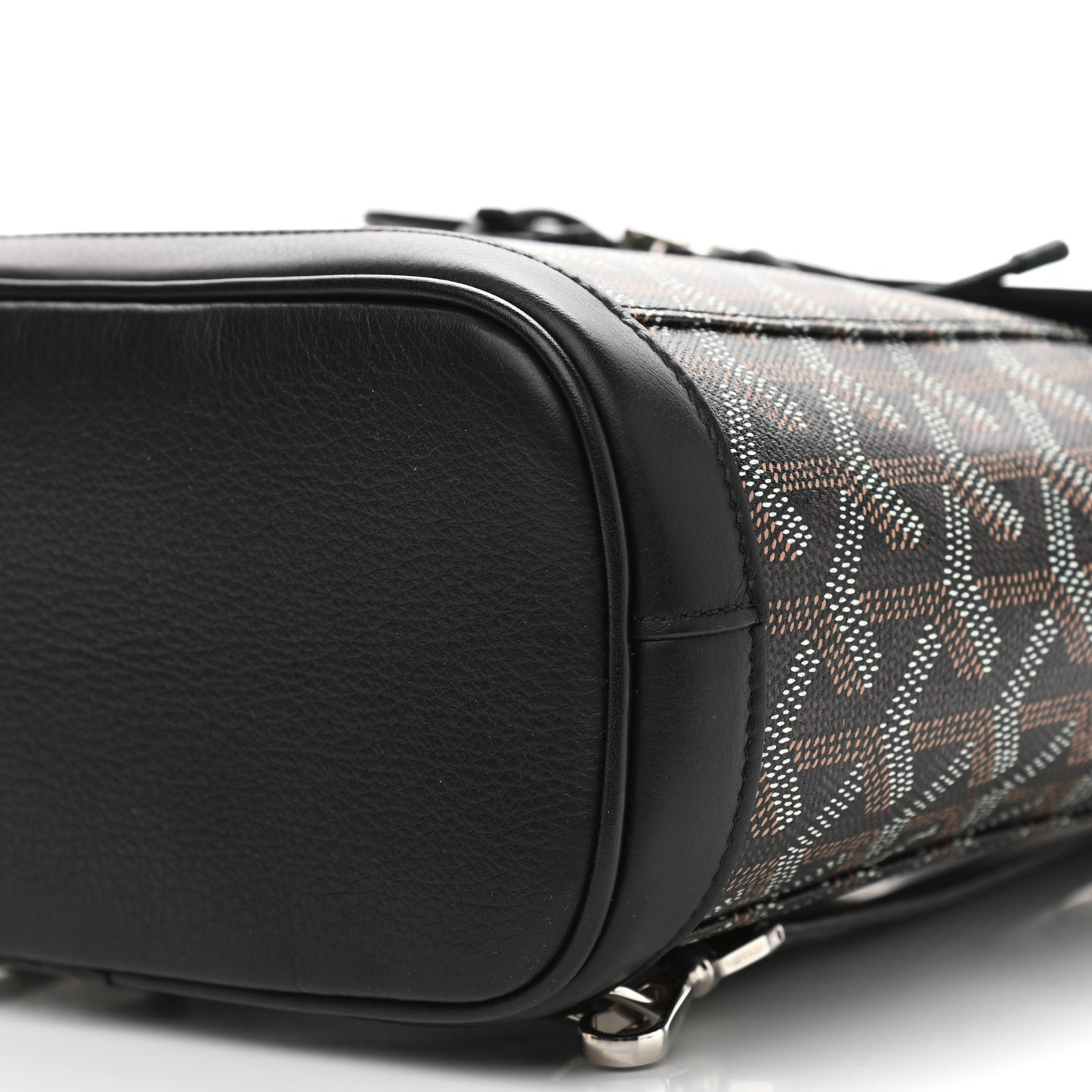Goyardine Calfskin Mini Alpin Backpack Black