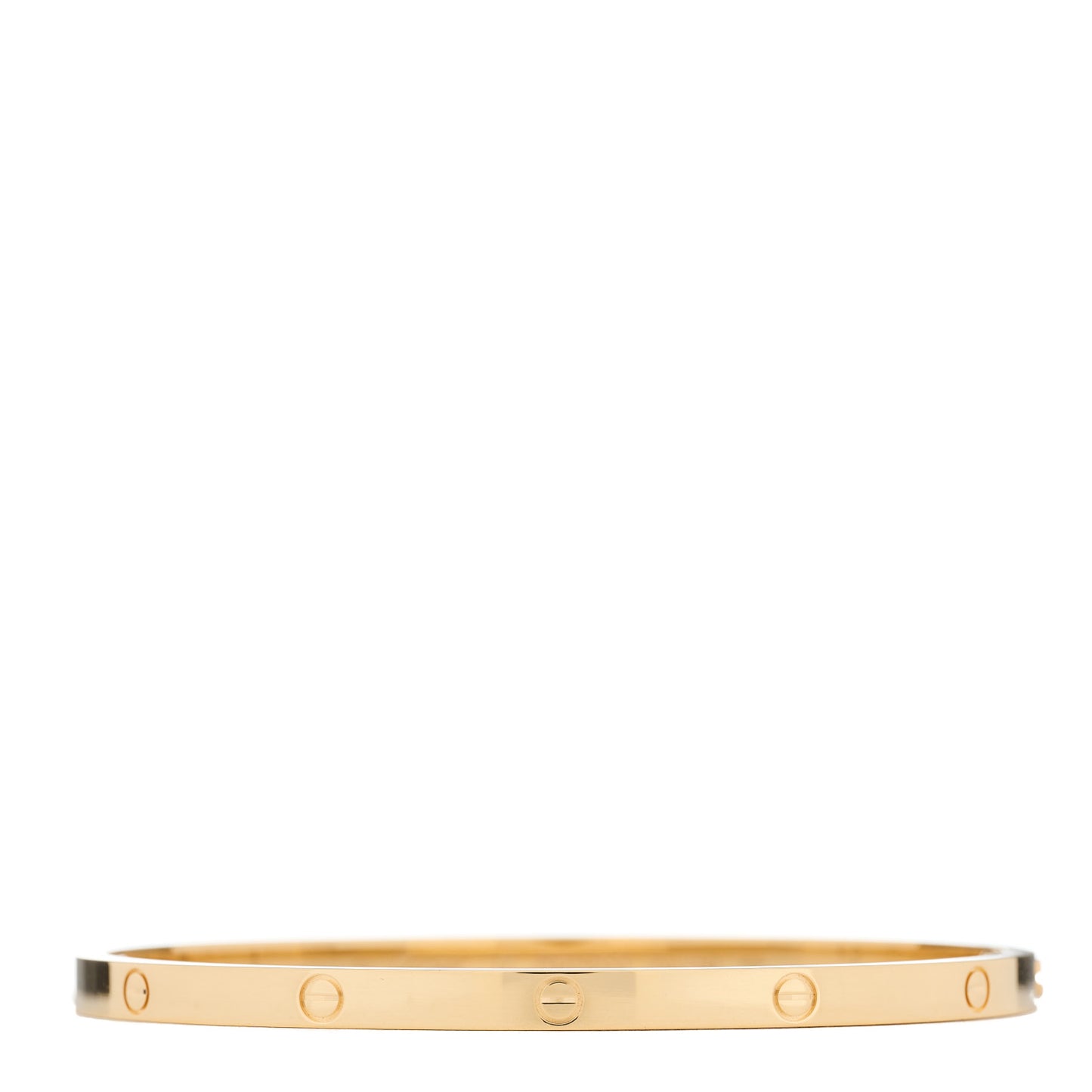 18K Yellow Gold Small LOVE Bracelet 17