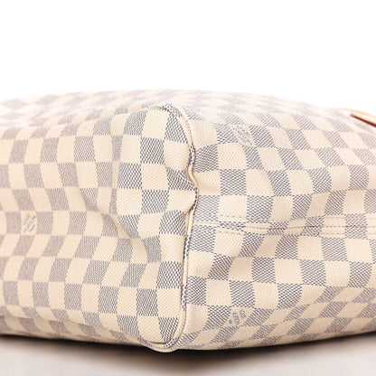 Louis Vuitton Damier Azur Neo Neverfull MM Rose Ballerine 7 of 10