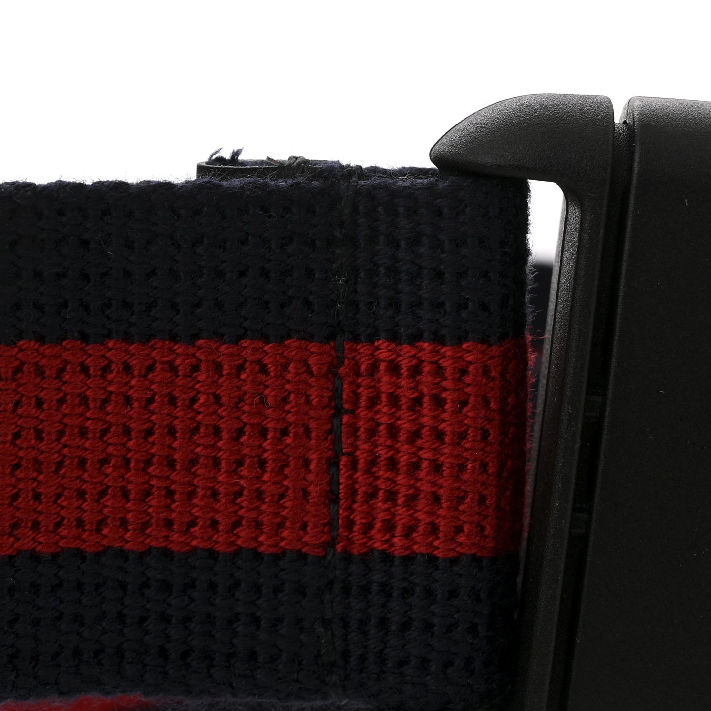 GG Supreme Monogram Web Slim Belt Bag Black Grey