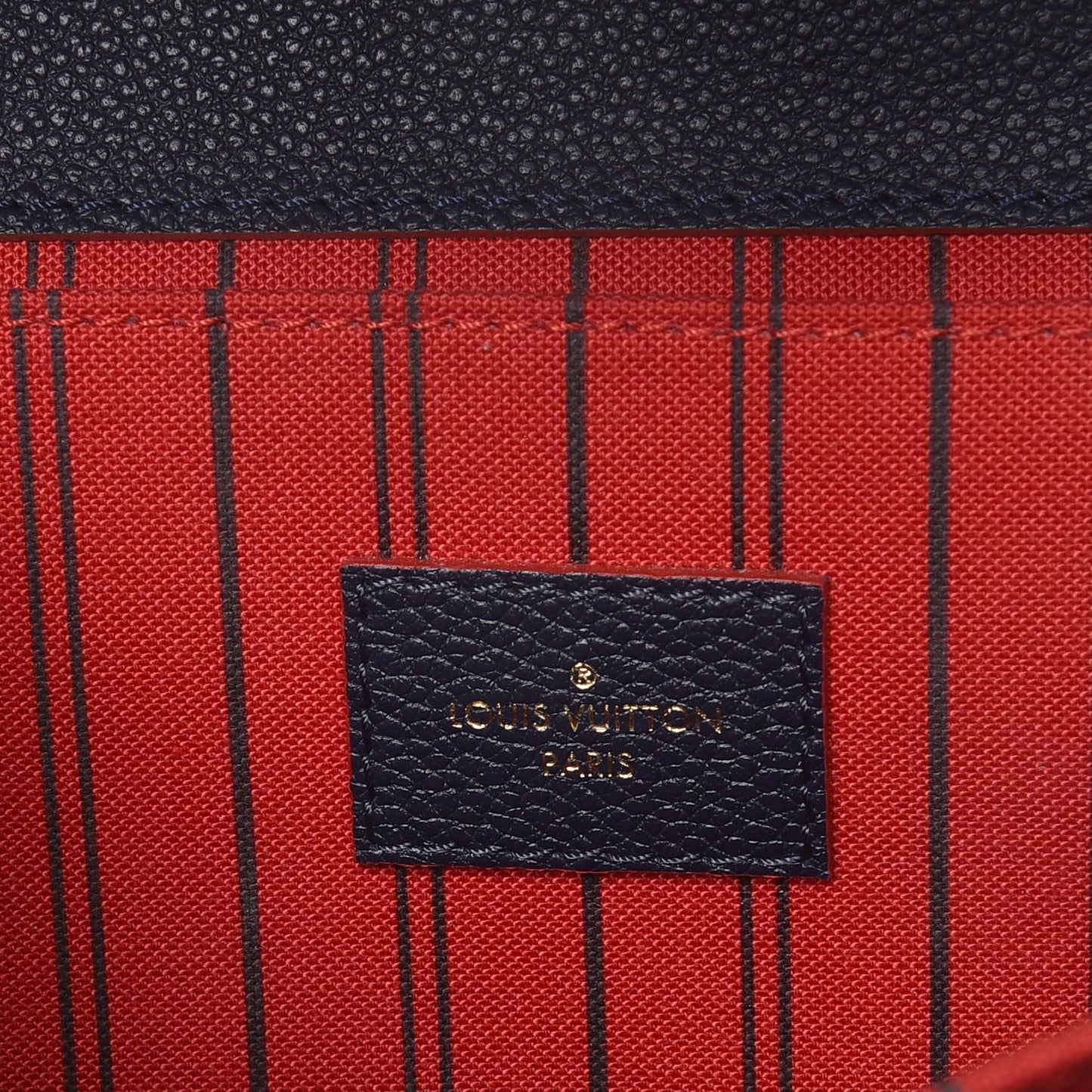Empreinte Pochette Metis Marine Rouge