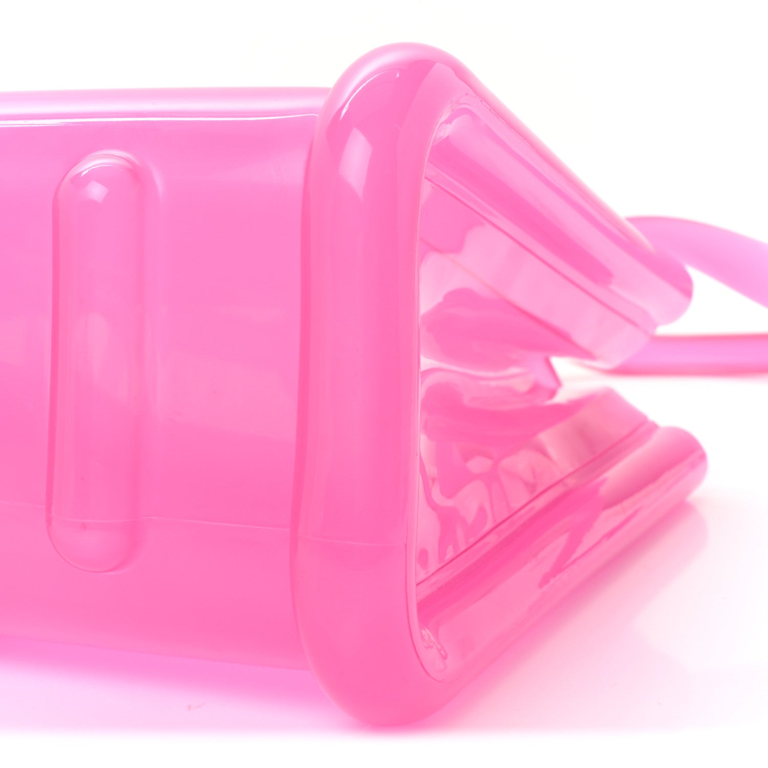 Telfar x MELISSA Jelly Medium Shopping Bag Clear Pink 9 of 9