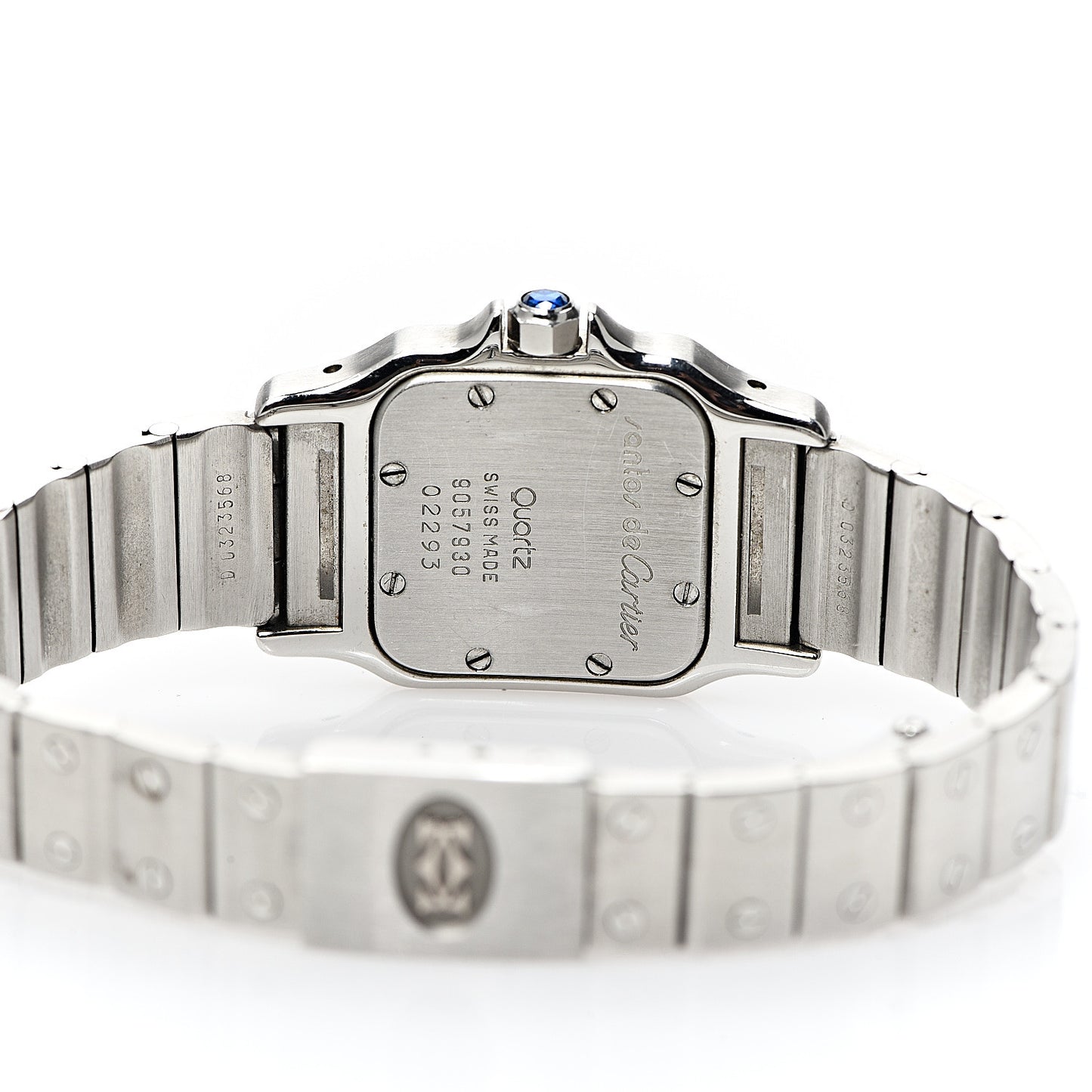 Stainless Steel 24mm Santos de Galbee Quartz Watch