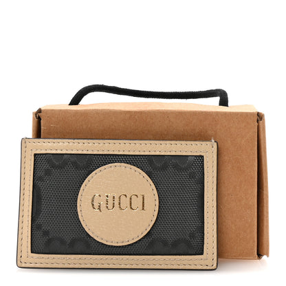 Gucci Econyl Nylon Monogram Off The Grid Card Case Graphite Grey New Plaster 6 of 6