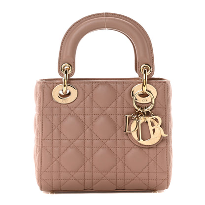 Christian Dior Lambskin Cannage Mini Lady Dior Blush 1 of 9
