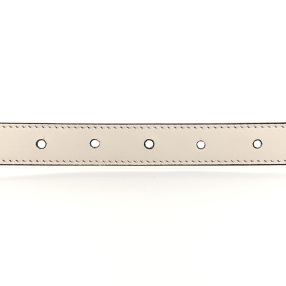 Gucci Calfskin Double G 20mm Belt 80 32 Mystic White 4 of 5