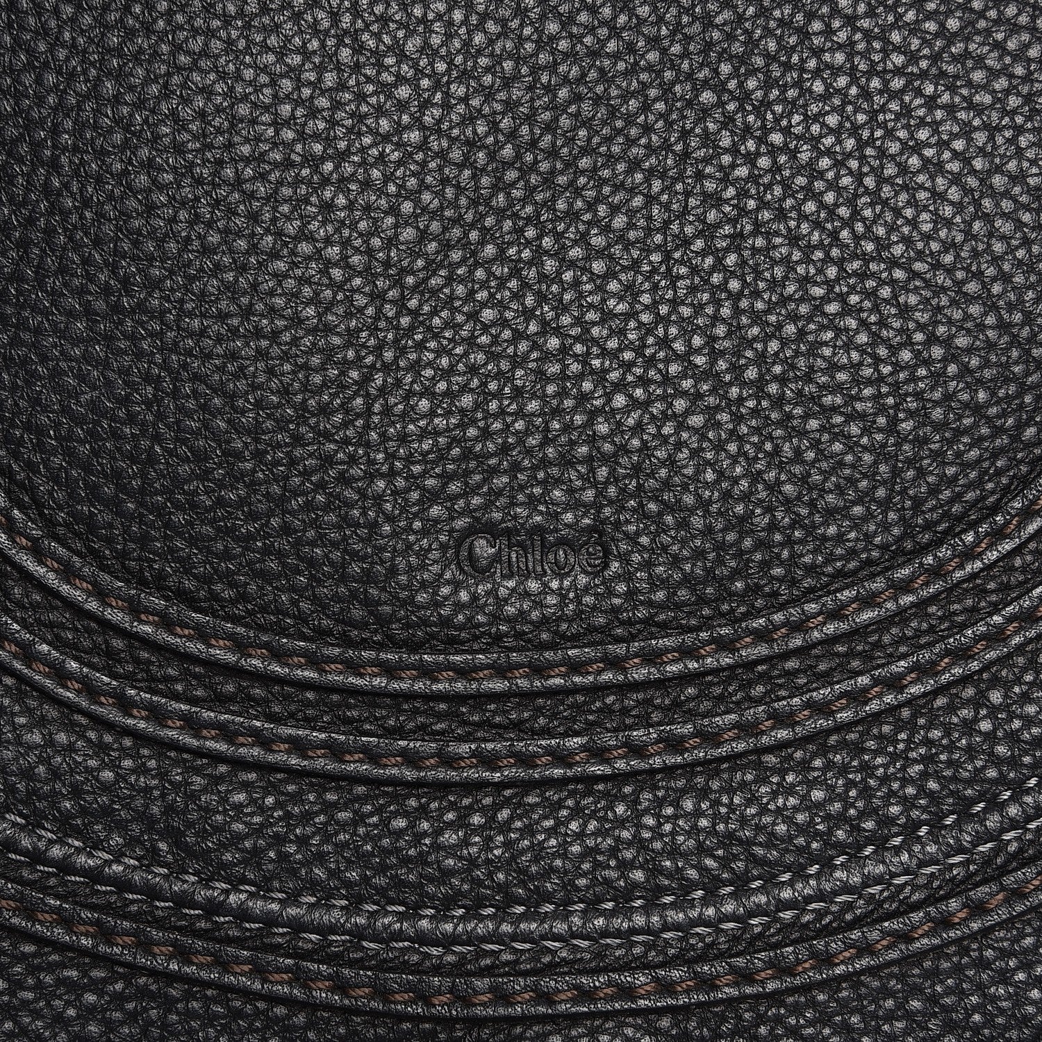 Chloe Calfskin Medium Marcie Round Crossbody Bag Black 9 of 14