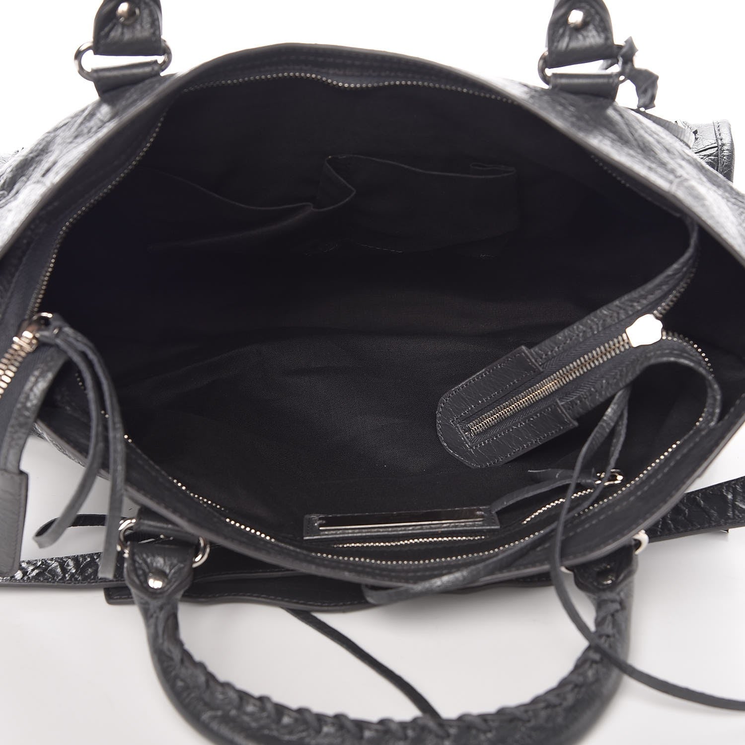 Balenciaga Agneau Classic Silver Hardware City Gris Fossile Anthracite 6 of 12
