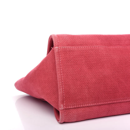 Chanel Canvas Medium Deauville Tote Red 8 of 11
