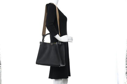 Fendi Cuoio Romano Fluo Selleria Medium Peekaboo X-Lite Black Giallo Fluo 2 of 12