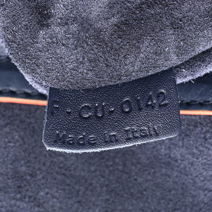 Celine Supple Calfskin Large Phantom Luggage Navy Blue Orange 7 of 13