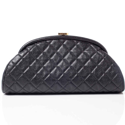 Chanel Caviar Quilted Timeless Clutch Black 4 of 9
