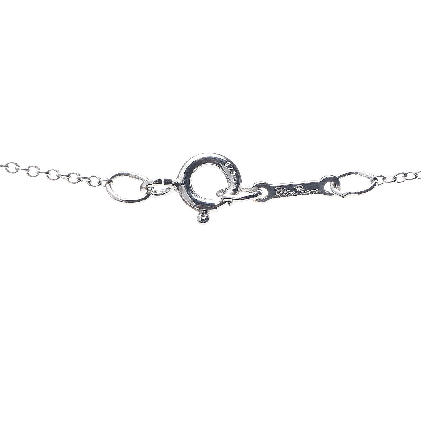 Sterling Silver 18K Yellow Gold Circle Pendant Necklace