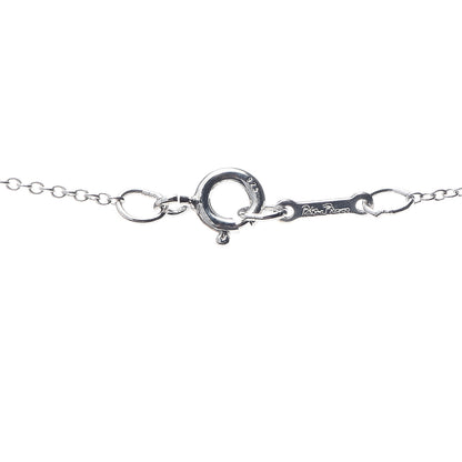 Tiffany Sterling Silver 18K Yellow Gold Circle Pendant Necklace 6 of 6