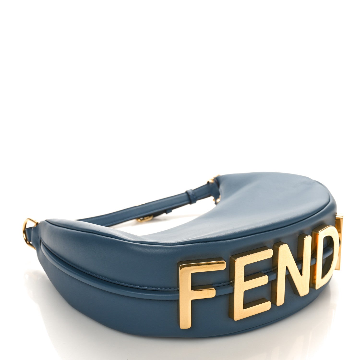 Fendi Vitello Grace Matte Small Fendigraphy Hobo Bag Mirto 4 of 9