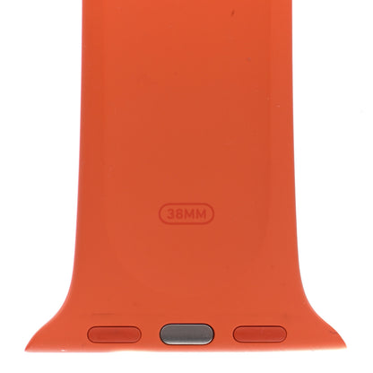 Hermes Silicone 38mm Apple Sports Watch Single Tour Band Orange 4 of 4