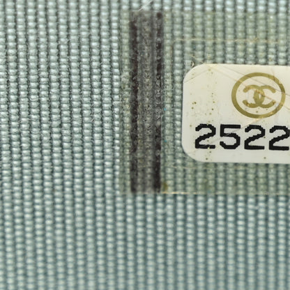 Chanel Iridescent Caviar Quilted Zip Coin Purse Light Blue 7 of 8