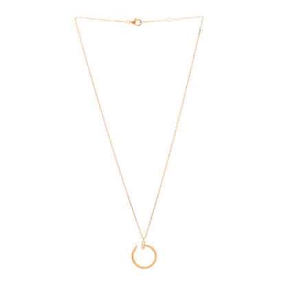 Cartier 18K Yellow Gold Diamond Juste Un Clou Pendant Necklace 3 of 5