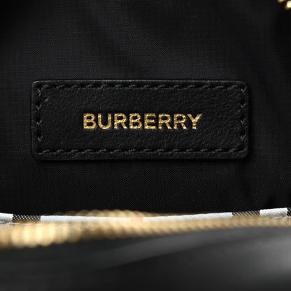 Burberry E-Canvas Calfskin Icon Stripe Louise Bag Archive Pale Blue 6 of 12