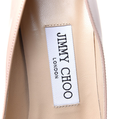 Jimmy Choo Patent Agnes 85 Pumps 35 Ballet Pink 8 of 9