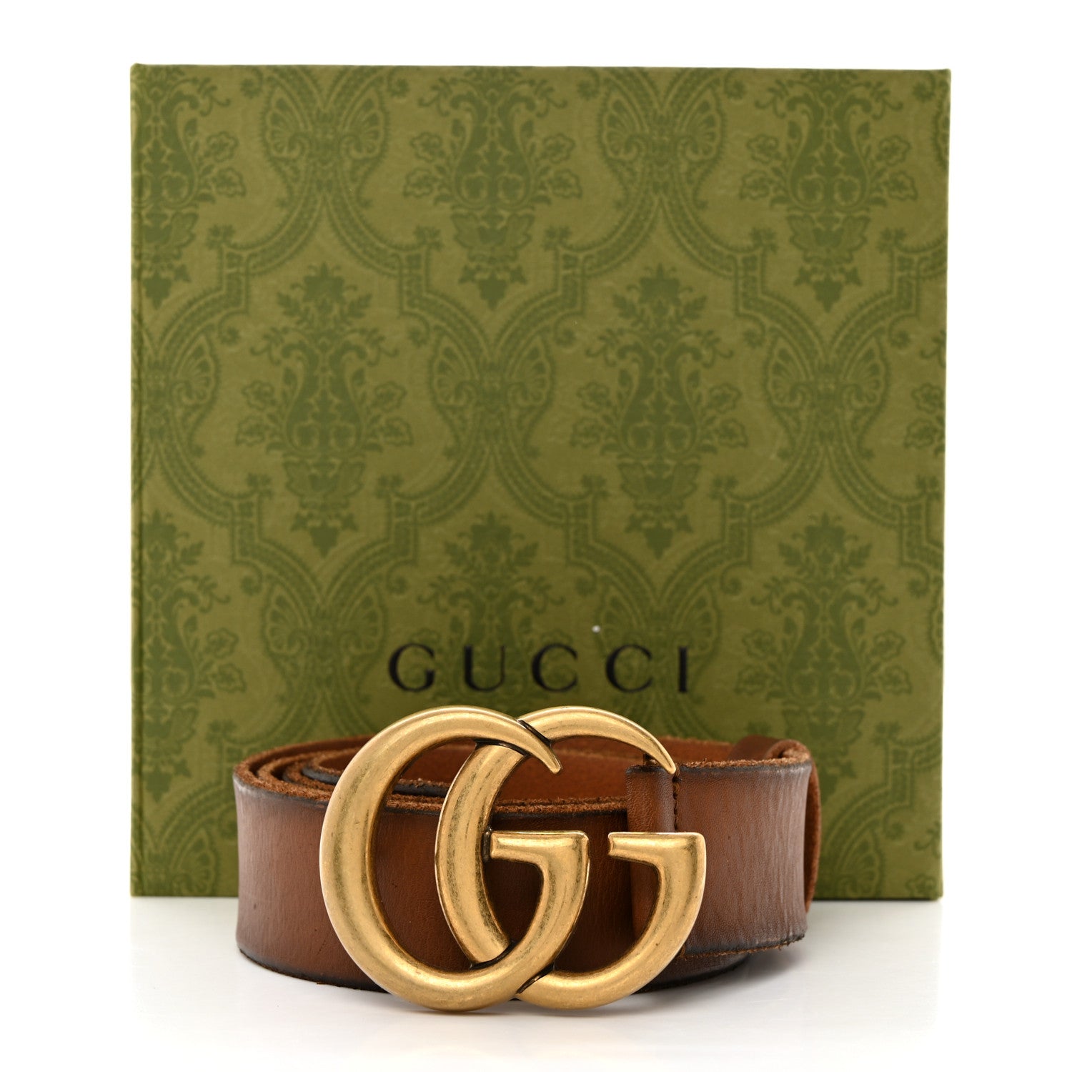 Gucci Cuoio Toscano Double G 40mm 105 42 Cuir 6 of 6