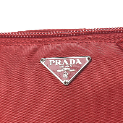 Prada Nylon Vela Cosmetic Pouch Rosso 9 of 9