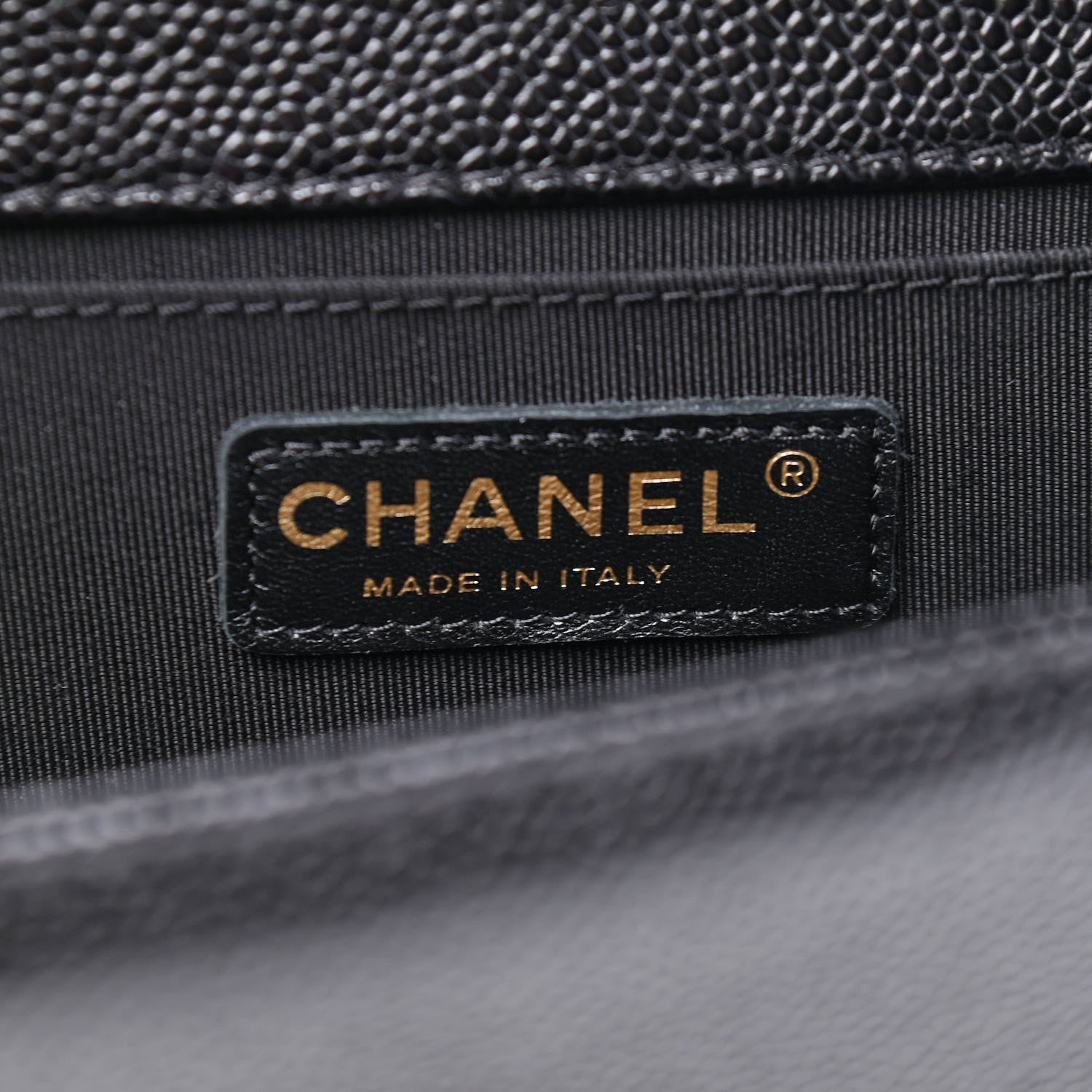 Chanel Caviar Quilted Medium Boy Flap Black 5 of 6
