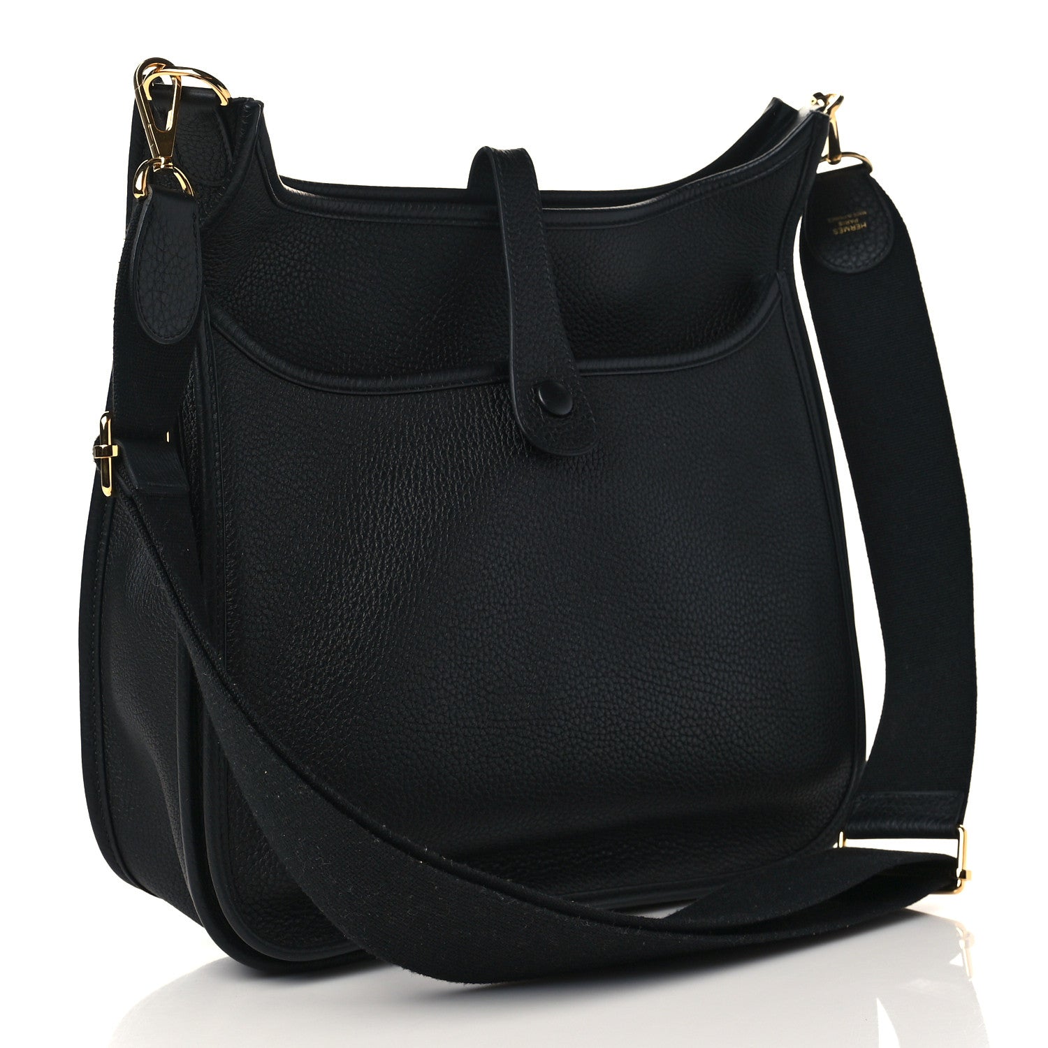 Hermes Taurillon Clemence Evelyne III GM Black 2 of 7