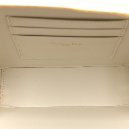 Christian Dior Calfskin Macrocannage Caro Box Bag Latte 5 of 14