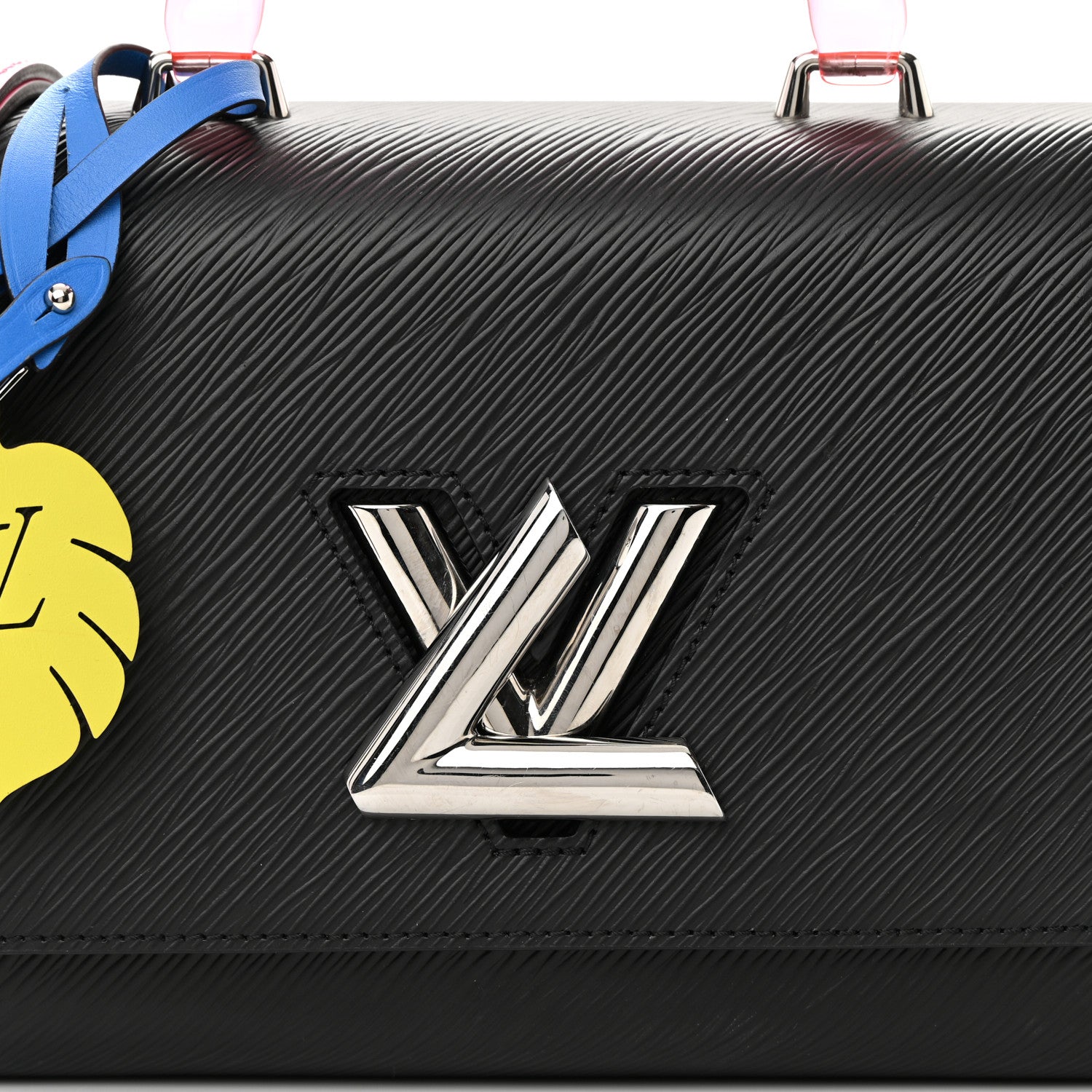 Louis Vuitton Epi Twist Short Handle Shoulder Bag Black Rose 8 of 15