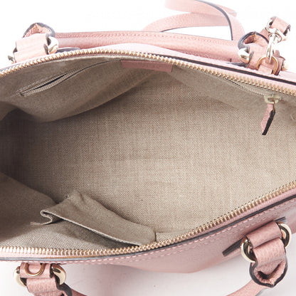 Gucci Calfskin Medium Dome Bag Pink 4 of 9