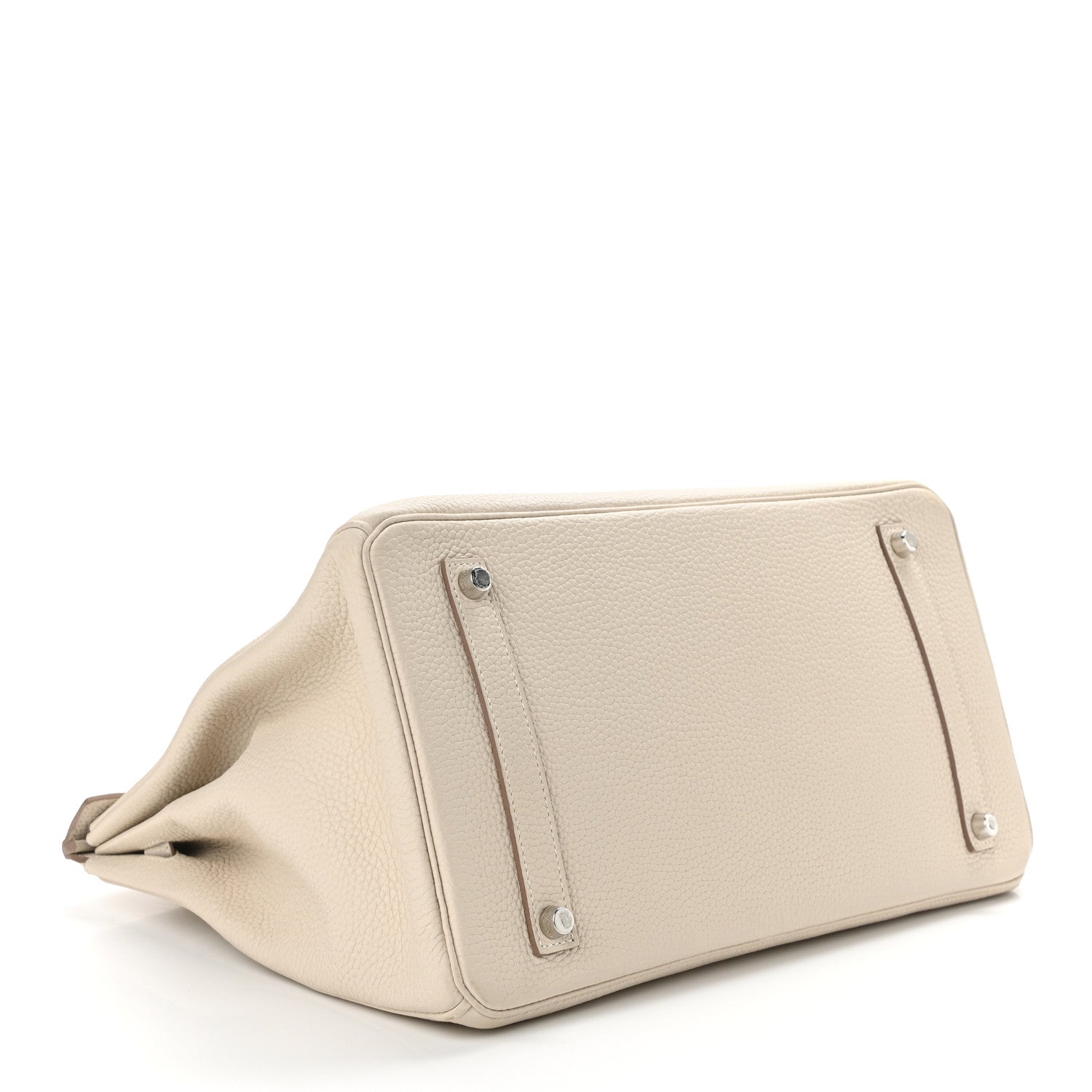 Hermes Taurillon Clemence Birkin 35 Craie 4 of 10