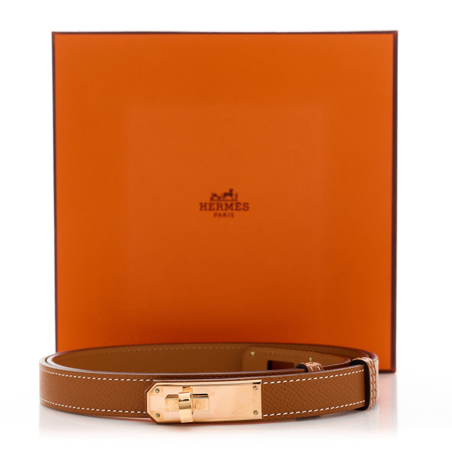 Epsom Kelly Belt Gold